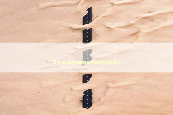 当下技术革新的明显轨迹与探索潜在机会