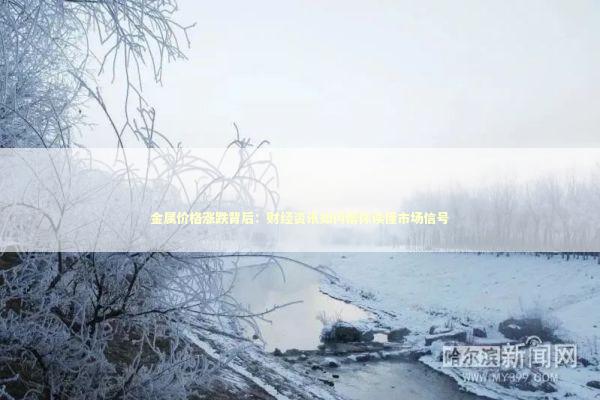 金属价格涨跌背后：财经资讯如何帮你读懂市场信号 股票财经
