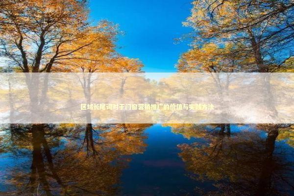 区域长尾词对于门窗营销推广的价值与实践方法 企业服务