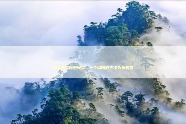 当导演梦照进现实:一个编剧的三次角色转变 当导演梦照进现实:一个编剧的三次角色转变 影视小说